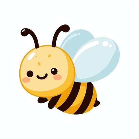 Une Jolie Illustration Vectorielle De Dessins Animés D abeilles