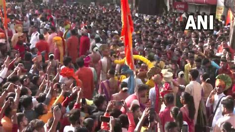 Ani On Twitter Watch Maharashtra Celebrations At The Event