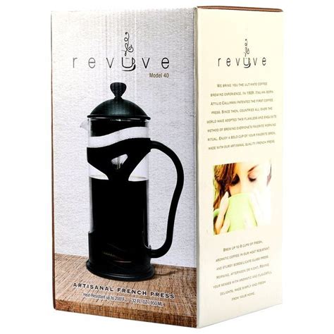 Revyve French Press Coffee Tea Espresso Maker 8 Cups 32 Ounces N4