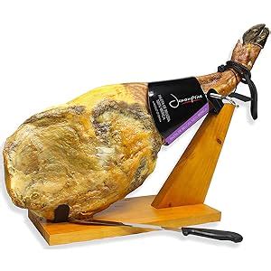 Amazon Serrano Ham Bone In From Spain Lb Ham Stand Knife