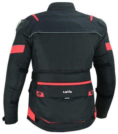 LvE51 Afric Chaqueta tricapa 3 4 de toda estación para moto Mujer