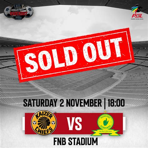 Fnb Stadium Sold Out For Blockbuster Carling Quarterfinal Between