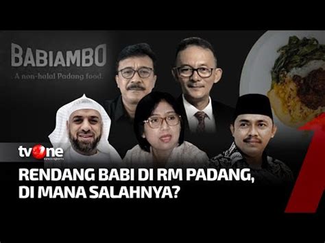 FULL Rendang Babi Di RM Padang Di Mana Salahnya Catatan Demokrasi