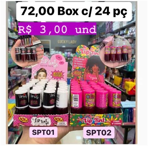 BATOM TINA LIP TINT GEL SUPER PODERES 24 UND Lucky Lady Maquiagens