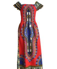 Smoked African Dashiki Printed Long Dress Free Size Buy Online In