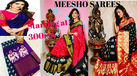 Meesho Saree Haul Meesho Sarees Meesho Sarees Under