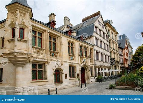 Cityscape Of Rouen Rouen In Northern France On River Seine Capital