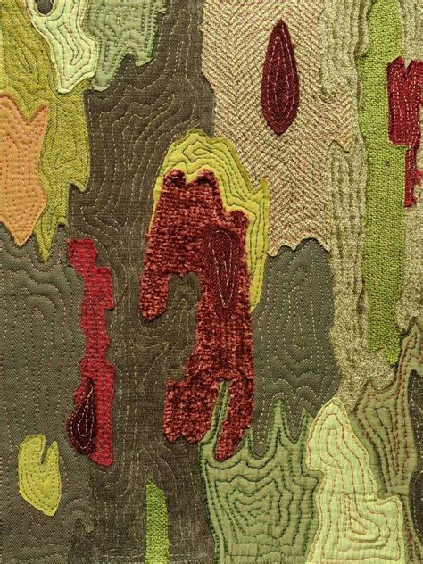 The Tree Bark Quilt Series Any Texture Textile Art By Zwia Lipkin Artofit