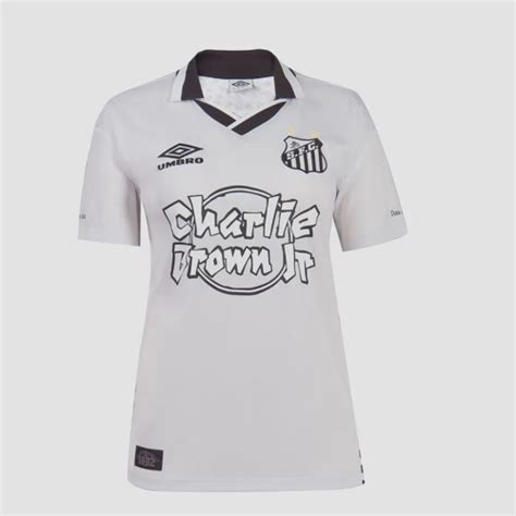 Camisa Feminina Santos Charlie Brown Jr Umbro Oficial No Shoptime