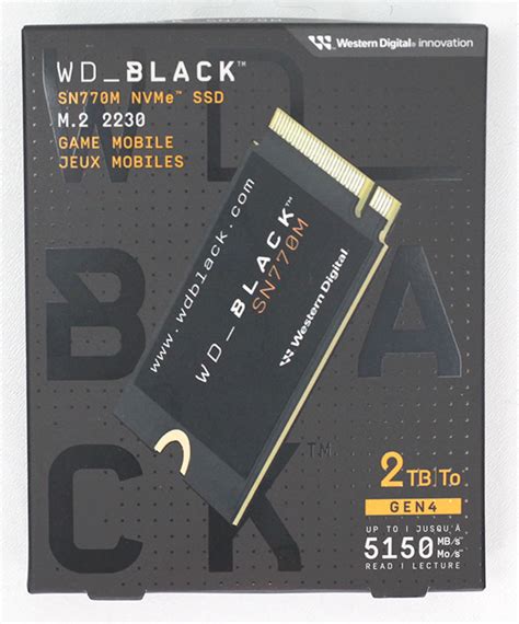 Wd Black Sn M Tb Review Fast Tlc Storage For The Valve Steam Deck