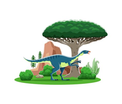 Cartoon Prehistoric Dinosaur Character Dryosaurus 50204628 Vector Art