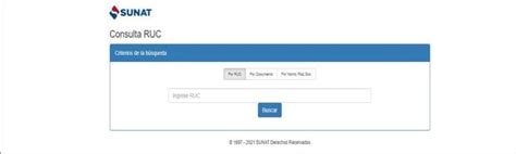 Consultar RUC en Sunat cómo saber el estado de mi número con DNI o