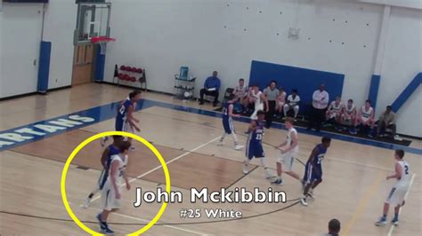 John Mckibbin 2015 2016 Basketball Highlights Youtube