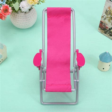 Plastic Miniature Beach Chair Safe Mini Model Beach Chair Doll House