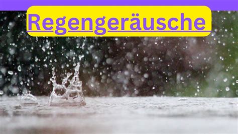 Regengeräusche helfen beim entspannen einschlafen und träumen 28