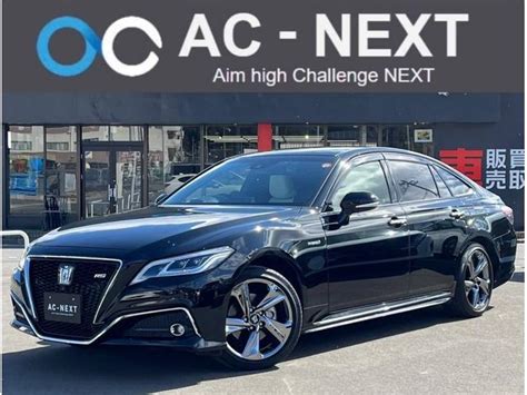 TOYOTA CROWN HYBRID RS ADVANCE FOUR 2018 BLACK 23596 Km Details