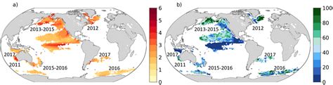 Recent A Prominent Large Scale Marine Heatwaves MHWs For Which