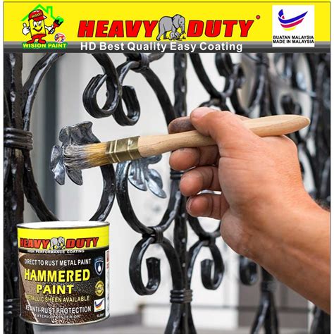 1l Hammerite Smooth Heavy Duty Metal Paint Cat Kilat Besi
