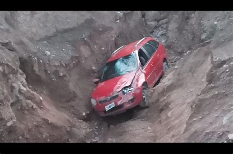 Temporal de viento y lluvia provocó el desprendimiento de sedimento en