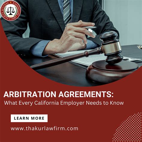 Arbitration Agreements What Every California Employer Needs To Know