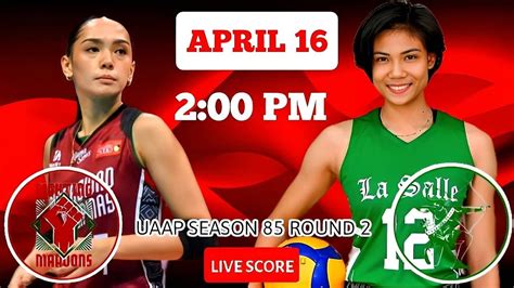 Dlsu Vs Up Uaap Season 85 Round2 Womens Volleyball Live Score Youtube