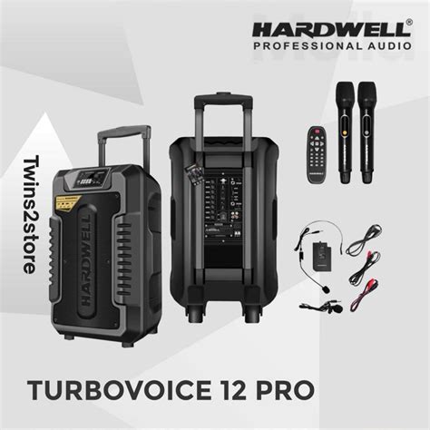 Jual Speaker Portable Hardwell Turbovoice 12 PRO Original Shopee