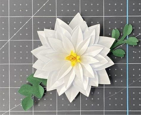 3 Paper Flowers Svg 3d Paper Flower Cricut Diy Paper Flower Etsy