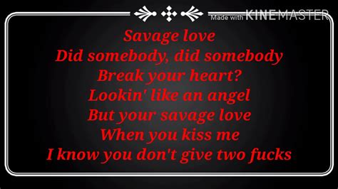 Savage Love Lyrics Jason Derulo Youtube