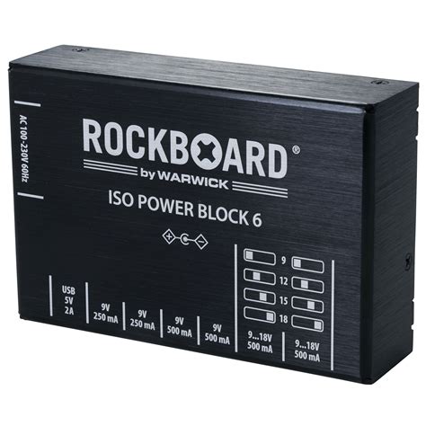 Rockboard Iso Power Block V Iec Alimentation Guitare Basse