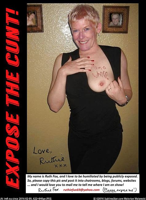 Ruth Jameson Exposed Whore Photo X Vid