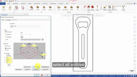 Mastercam Mill Essentials Training Tutorial Machine Definition