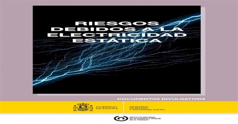 Riesgos Debidos A La Electricidad Estatica Pdf Document