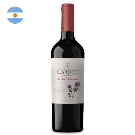 Vino Tinto Argentino Los Cardos Cabernet Sauvignon Ml Soriana