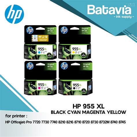 Jual Tinta Cartridge Hp Xl Black Cyan Magenta Yellow Original