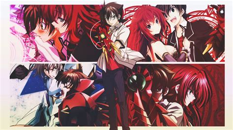 Rias Gremory Akeno Himejima Desktop Wallpaper High High School Dxd