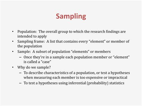 Sample And Population Research