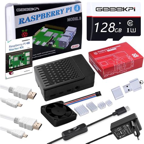 Geeekpi Raspberry Pi Gb Starter Kit Mit Gb Sd Karte Raspberry Pi