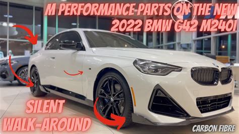 2022 BMW G42 M240i With Carbon Fibre M Performance Parts Installed