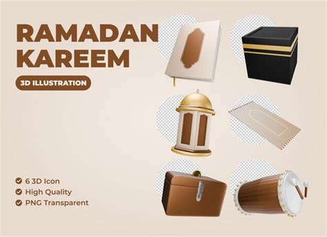 Premium PSD Ramadan Kareem 3d Illustration