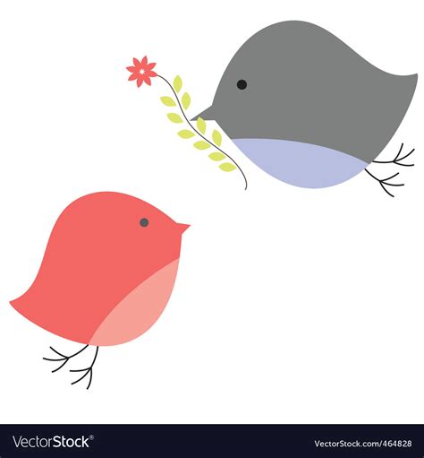 Background with birds Royalty Free Vector Image