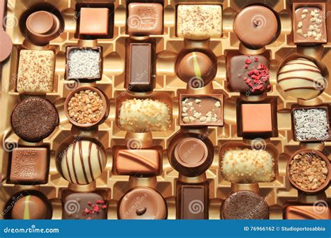 Luxurious Chocolates In Box Stock Photo Image Of Chocolates Concept