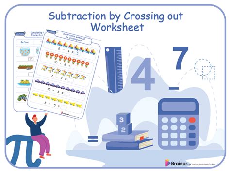 Subtraction By Crossing Out Worksheet