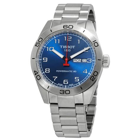 Tissot PRS 516 Powermatic 80 Automatic Blue Dial Men S Watch T131 430