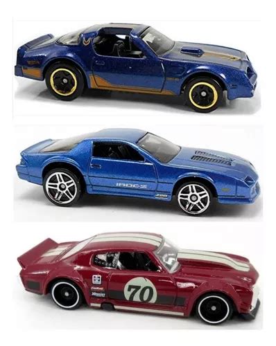 Hot Wheels Pontiac Camaro Chevelle Lote C Miniaturas Novas Parcelamento Sem Juros