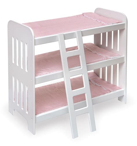 Badger Basket Triple Doll Bunk Bed Set Overstock Shopping Big