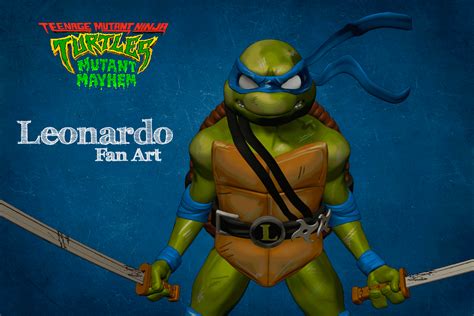 STL file Leonardo TMNT Mutant Mayhem Fan Art Two Heads 🎨 ・3D print ...