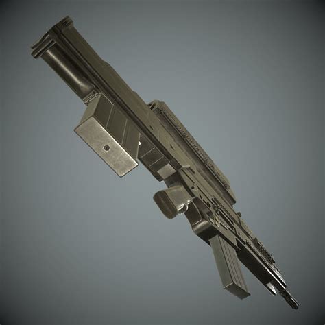 3D Model XM29 OICW VR AR Low Poly CGTrader