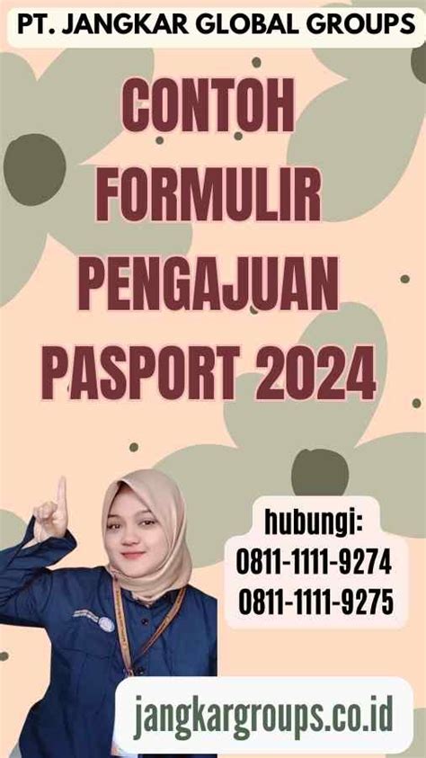 Formulir Pengajuan Pasport Jangkar Global Groups