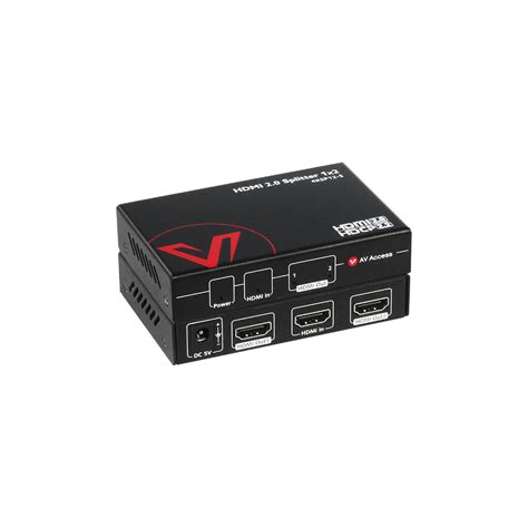 Av Access 4k Hdmi 20 1x2 Splitter Auto Scaler Hdr Dolby Vision Av