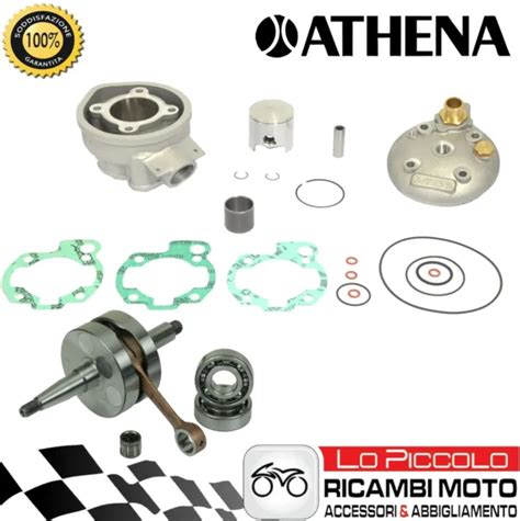 ATHENA MAXI SET Cylindre 47 6 Vilebrequin Dos Inondations Aprilia Rouge